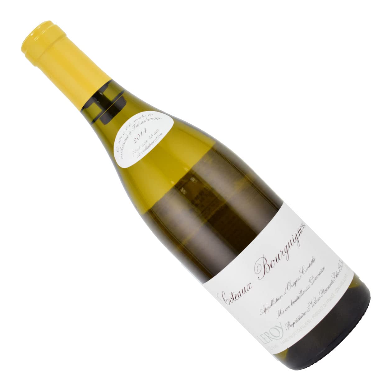 ルロワ　【ドメーヌ】ルロワ　コトーブルギニオン2014 楽天市場】Domaine LeroyCoteaux Bourguignons Blanc [2014